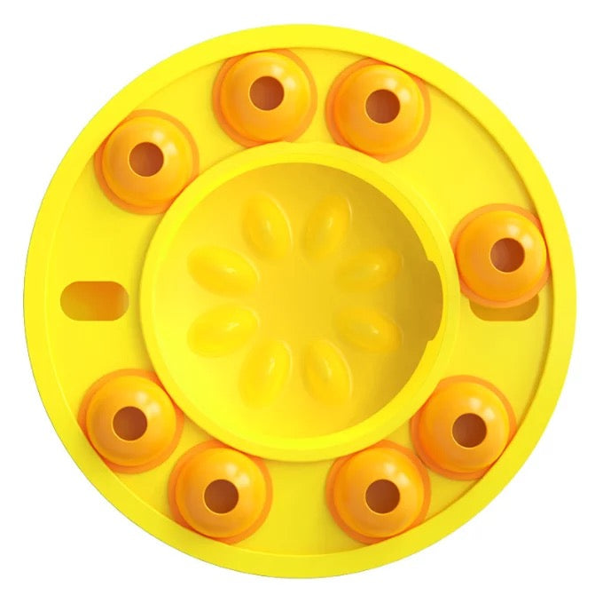 Piggy Poo and Crew Slow Feeder Puzzle Game Yellow