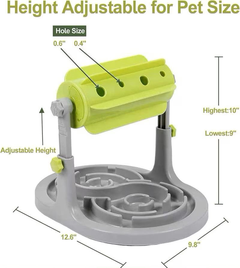 Piggy Poo and Crew Interactive Food Dispensing Slow Feeder Games for Mental Stimulation and Healthy Eating for Dogs, Pigs, Rabbits, Cats, and other Small Animals