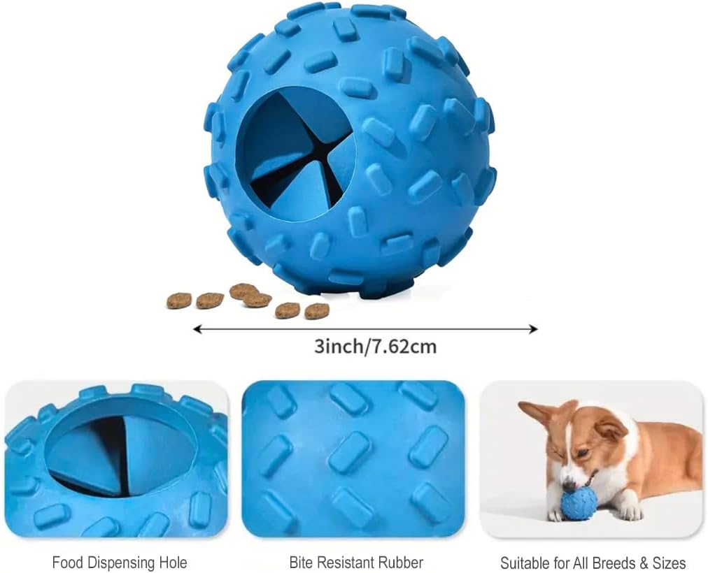 Challenging Treat-Dispensing Balls 4 Pack for Pigs Piglets Dogs Rabbits Cats and other Small Animals – Mental Stimulation and Playtime Fun