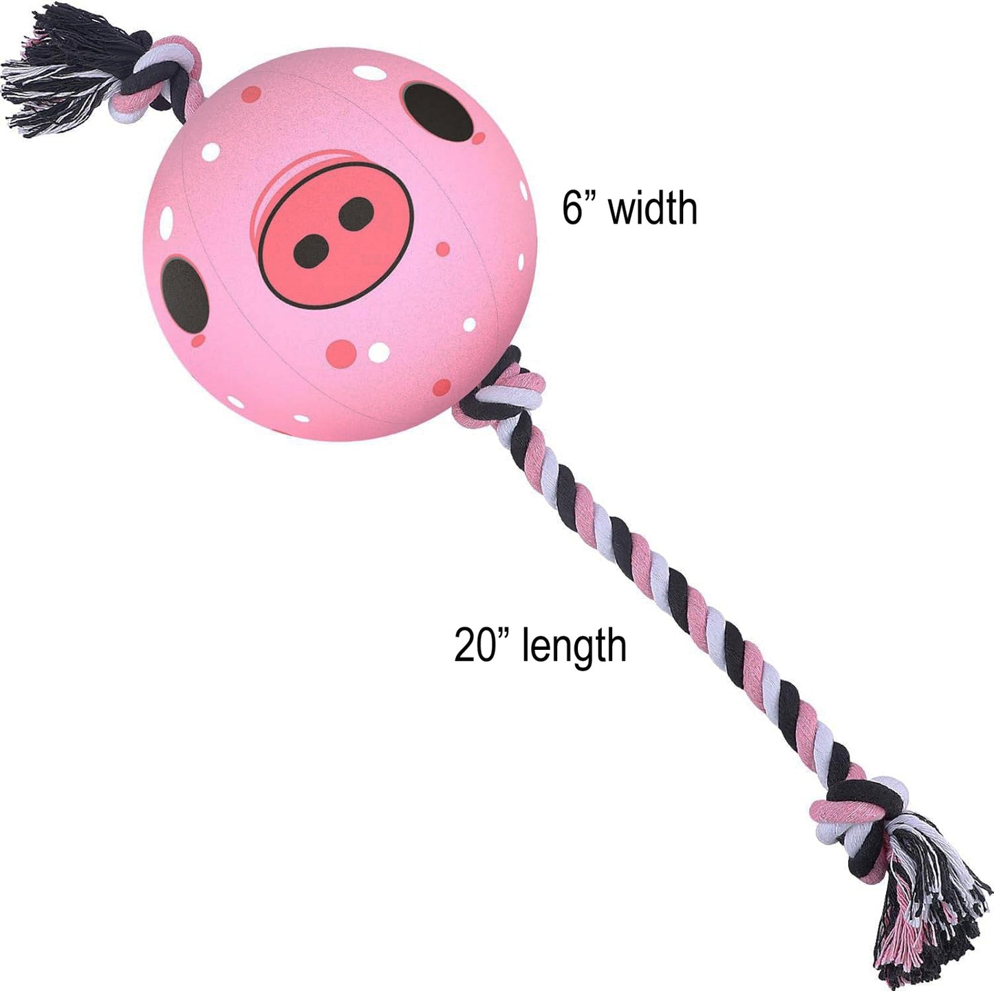 Piggy Poo and Crew Interactive Pig Ball & Pig Tug Rope Game Combo Pack