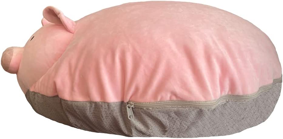 Piggy Poo and Crew Large Overstuffed Pig Shaped Pillow